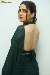 indian actress priyanka rewri hot photoshoot in a green saree