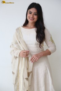 actress priyanka sharma sweet looks in a white salwar