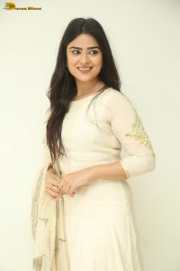 actress priyanka sharma sweet looks in a white salwar