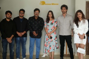 Joruga Husharuga press meet attended by Siri Hanmanth, Sonu Thakur and Pujita Ponnada