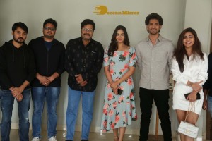 Joruga Husharuga press meet attended by Siri Hanmanth, Sonu Thakur and Pujita Ponnada