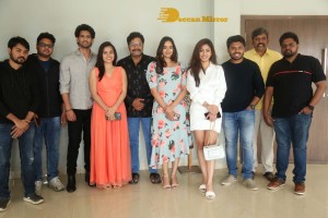 Joruga Husharuga press meet attended by Siri Hanmanth, Sonu Thakur and Pujita Ponnada