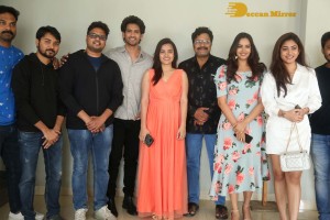 Joruga Husharuga press meet attended by Siri Hanmanth, Sonu Thakur and Pujita Ponnada