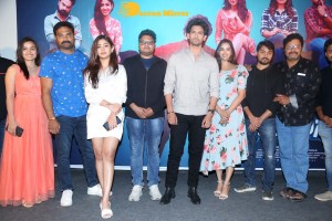 Joruga Husharuga press meet attended by Siri Hanmanth, Sonu Thakur and Pujita Ponnada