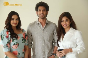Joruga Husharuga press meet attended by Siri Hanmanth, Sonu Thakur and Pujita Ponnada
