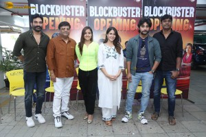 Puli Meka Web Series Success Celebration attended by Aadi Saikumar and Lavanya Tripathi
