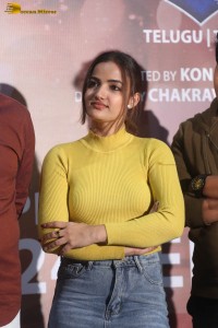 Puli Meka Trailer Launch attended by Lavanya Tripathi, Siddhu Jonnalagadda, Bobby, and others.