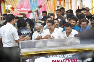 Crowds and Celebrities pay their last respects to Puneeth Rajkumar at the Kanteerava Stadium in Karnataka