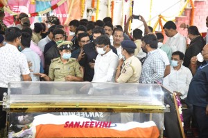 Crowds and Celebrities pay their last respects to Puneeth Rajkumar at the Kanteerava Stadium in Karnataka