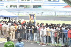Crowds and Celebrities pay their last respects to Puneeth Rajkumar at the Kanteerava Stadium in Karnataka