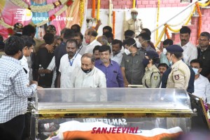 Crowds and Celebrities pay their last respects to Puneeth Rajkumar at the Kanteerava Stadium in Karnataka