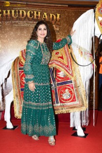 Punjabi Munde Song Launch attended by Parth, Khushalii Kumar, Raveena Tandon, and Aruna Irani