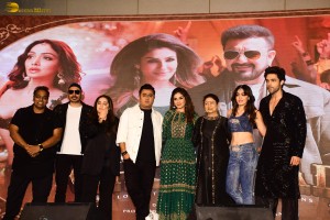 Punjabi Munde Song Launch attended by Parth, Khushalii Kumar, Raveena Tandon, and Aruna Irani