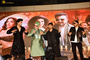 Punjabi Munde Song Launch attended by Parth, Khushalii Kumar, Raveena Tandon, and Aruna Irani