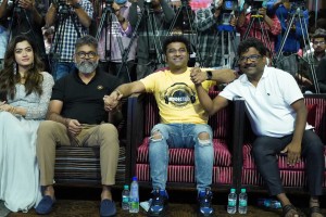 Pushpa massive thanks meet attended by allu arjun rashmika sukumar devi sri prasad and others