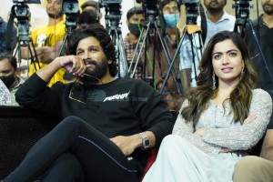 Pushpa massive thanks meet attended by allu arjun rashmika sukumar devi sri prasad and others
