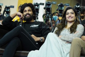 Pushpa massive thanks meet attended by allu arjun rashmika sukumar devi sri prasad and others