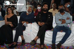 Pushpa Movie Pre-Release Event attended by Allu Arjun, Rashmika Mandanna, SS Rajamouli and others