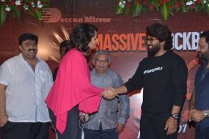 Pushpa Success Party attended by Allu Arjun, Allu Aravind, Rashmika and others