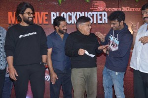 Pushpa Success Party attended by Allu Arjun, Allu Aravind, Rashmika and others