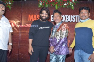 Pushpa Success Party attended by Allu Arjun, Allu Aravind, Rashmika and others