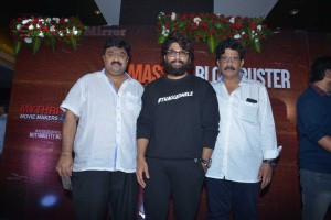 Pushpa Success Party attended by Allu Arjun, Allu Aravind, Rashmika and others