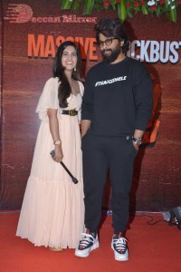 Pushpa Success Party attended by Allu Arjun, Allu Aravind, Rashmika and others