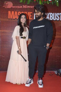 Pushpa Success Party attended by Allu Arjun, Allu Aravind, Rashmika and others