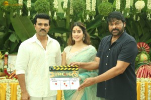 Ram Charan and Janhvi Kapoor’s movie launched by Chiranjeevi and Boney Kapoor