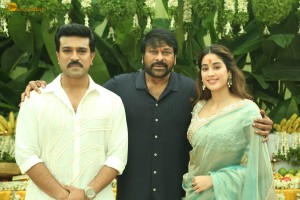 Ram Charan and Janhvi Kapoor’s movie launched by Chiranjeevi and Boney Kapoor