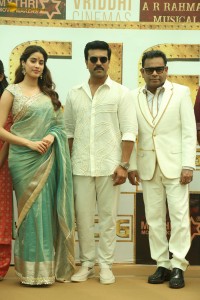 Ram Charan and Janhvi Kapoor’s movie launched by Chiranjeevi and Boney Kapoor