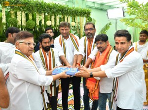 Ram Charan and Janhvi Kapoor’s movie launched by Chiranjeevi and Boney Kapoor