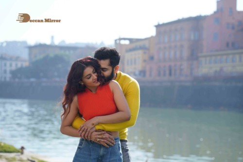 Pictures from filming of Telugu Movie Red starring Ram Pothineni and Malvika Sharma