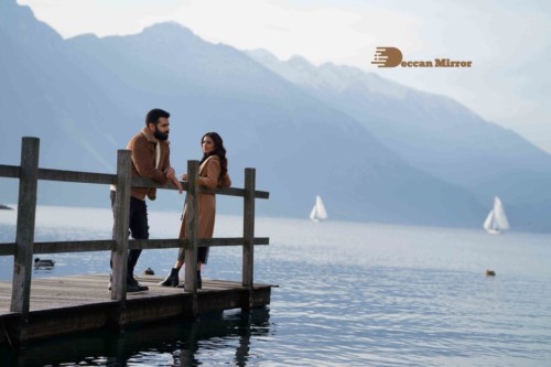 Pictures from filming of Telugu Movie Red starring Ram Pothineni and Malvika Sharma