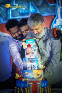 RRR Party hosted by Sri Venkateswara Creations was attended by Jr NTR, Ram Charan Teja and S.S. Rajamouli