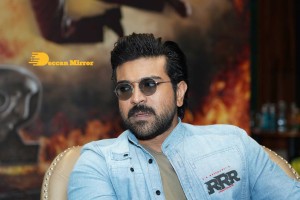 Ram Charan Teja, Jr NTR and SS Rajamouli at RRR Press Meet on March 15, 2022