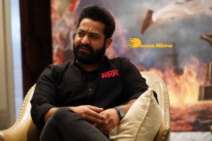 Ram Charan Teja, Jr NTR and SS Rajamouli at RRR Press Meet on March 15, 2022