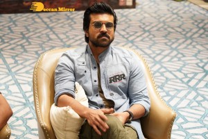 Ram Charan Teja, Jr NTR and SS Rajamouli at RRR Press Meet on March 15, 2022