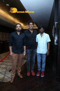 Prabhas attends the Press Meet of Radhe Shyam movie in Hyderabad on March 7, 2022