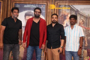 Prabhas attends the Press Meet of Radhe Shyam movie in Hyderabad on March 7, 2022
