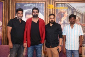 Prabhas attends the Press Meet of Radhe Shyam movie in Hyderabad on March 7, 2022