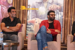 Prabhas attends the Press Meet of Radhe Shyam movie in Hyderabad on March 7, 2022
