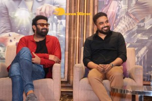Prabhas attends the Press Meet of Radhe Shyam movie in Hyderabad on March 7, 2022