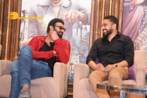 Prabhas attends the Press Meet of Radhe Shyam movie in Hyderabad on March 7, 2022