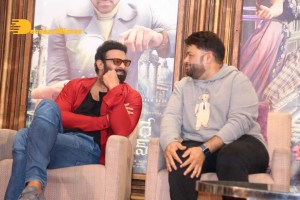 Prabhas attends the Press Meet of Radhe Shyam movie in Hyderabad on March 7, 2022