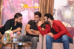 Prabhas attends the Press Meet of Radhe Shyam movie in Hyderabad on March 7, 2022