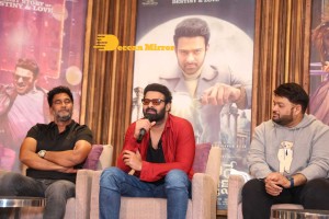 Prabhas attends the Press Meet of Radhe Shyam movie in Hyderabad on March 7, 2022