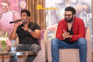 Prabhas attends the Press Meet of Radhe Shyam movie in Hyderabad on March 7, 2022