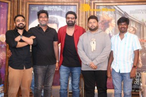 Prabhas attends the Press Meet of Radhe Shyam movie in Hyderabad on March 7, 2022