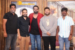 Prabhas attends the Press Meet of Radhe Shyam movie in Hyderabad on March 7, 2022